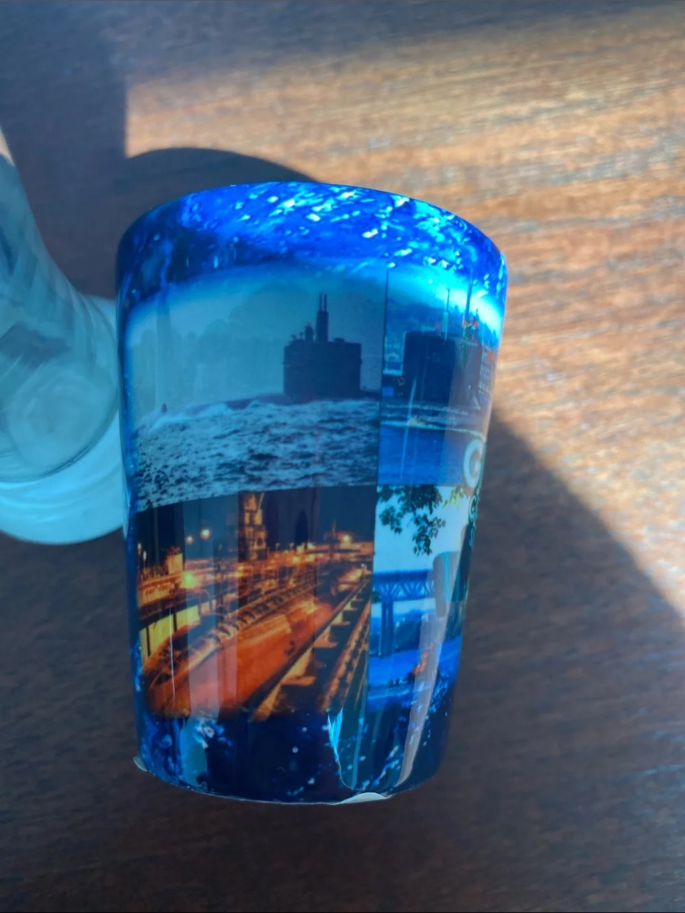 Set of 3 Shot Glasses Switzerland Grand Canyon Groton Connecticut